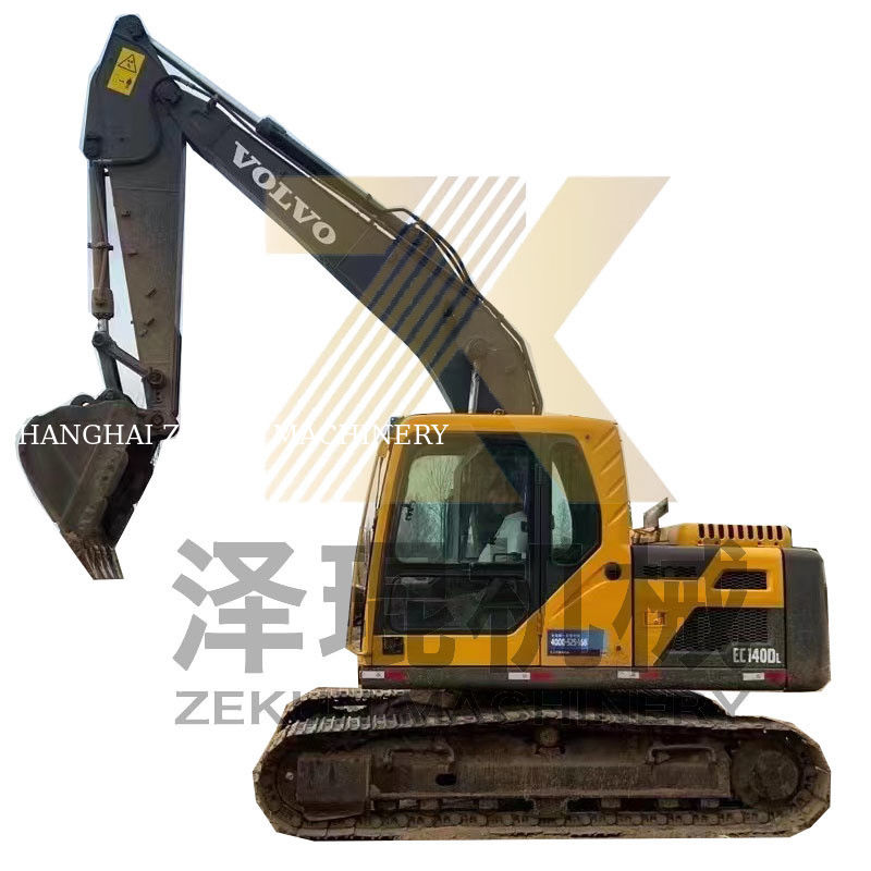 Gebruikte Volvo EC140 graafmachine met in door andere hydraulische klep