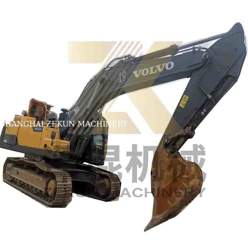 Tweedehands Volvo Ec480dl graafmachine met 4600 werkuren en andere hydraulische cilinder