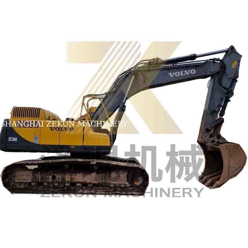 Gebruikte Volvo EC360 graafmachine. 36.9T. 1.35-3.0m3 emmer. Goede staat.
