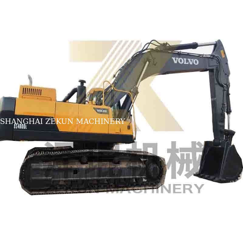 Gebruikte VOLVO EC480DL graafmachine 270KW Kracht en 1,77 3,8 m3 emmercapaciteit