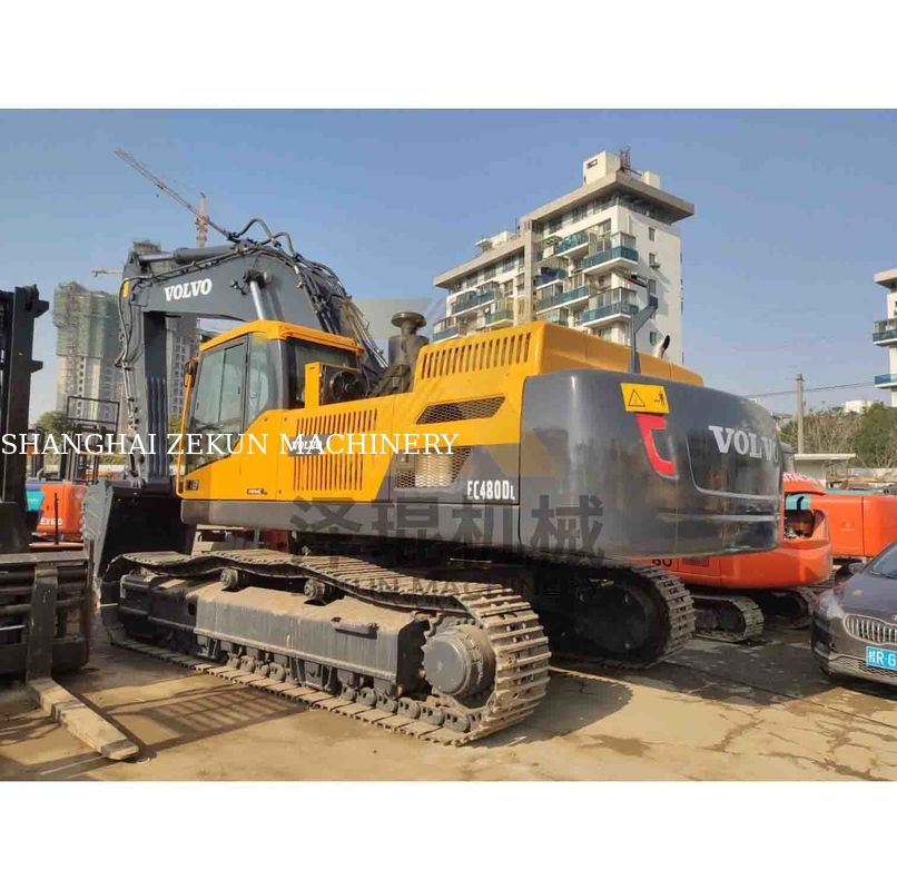 Gebruikte VOLVO EC480DL graafmachine 270KW Kracht en 1,77 3,8 m3 emmercapaciteit