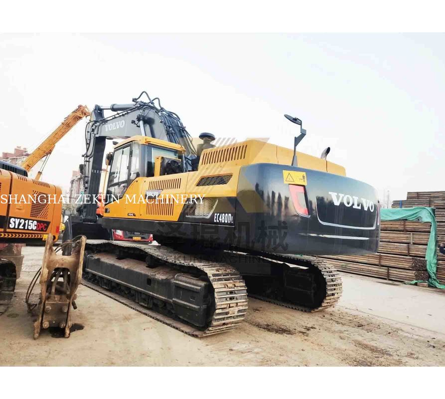 Gebruikte VOLVO EC480DL graafmachine 270KW Kracht en 1,77 3,8 m3 emmercapaciteit