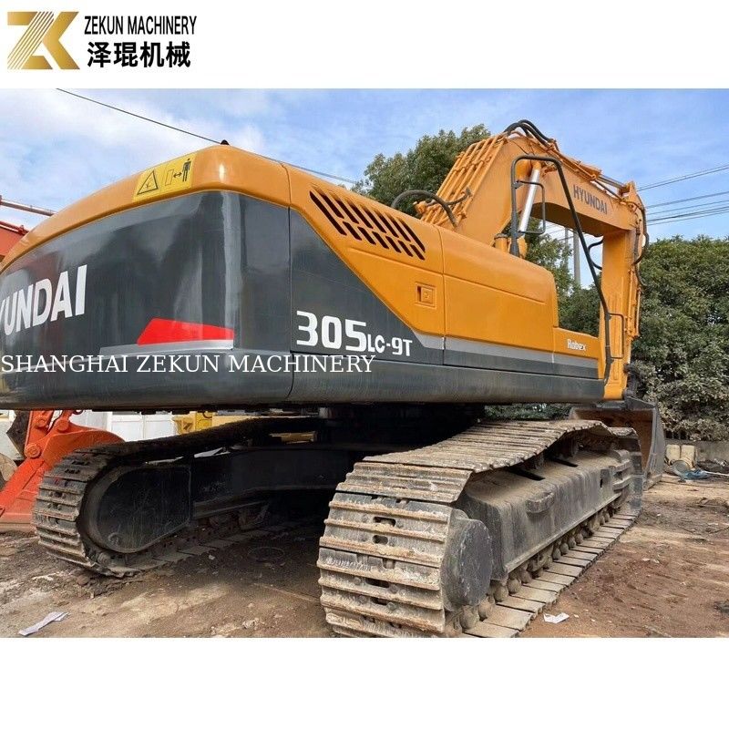 30 ton gebruikte Hyundai R305 graafmachine voor wegbouw