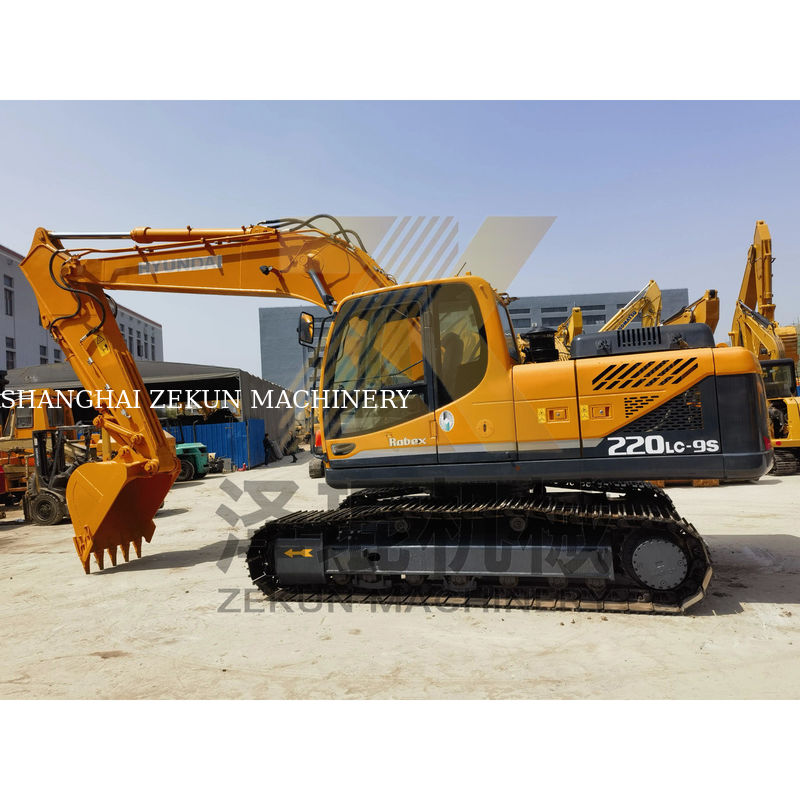 2019 Gebruikte originele Korea Hyundai 220 220-9 Digger met 22 ton bedrijfsgewicht