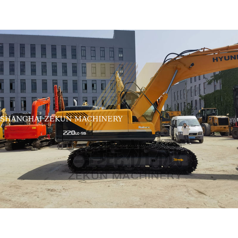 2019 Gebruikte originele Korea Hyundai 220 220-9 Digger met 22 ton bedrijfsgewicht