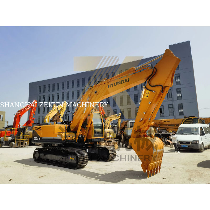 2019 Gebruikte originele Korea Hyundai 220 220-9 Digger met 22 ton bedrijfsgewicht