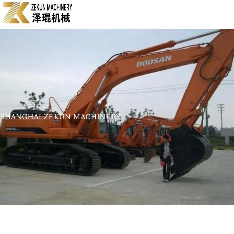 Gebruikte 2018 Doosan 500 graafmachine DH500 DH500LC-7 46 ton bedrijfsgewicht voor zware graafwerkzaamheden