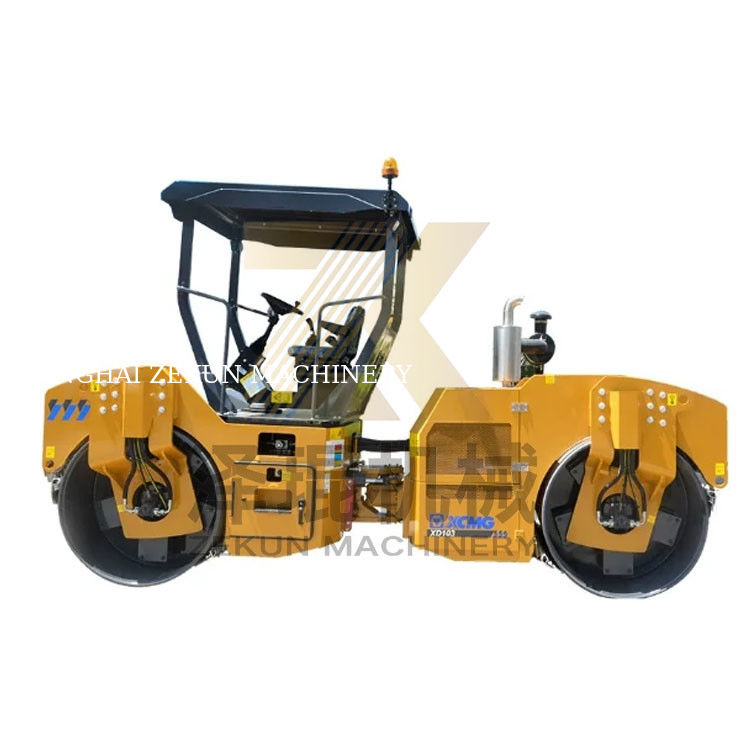 Gebruikte XCMG XD103 10 ton dubbeltrommelroller met EU-stage II
