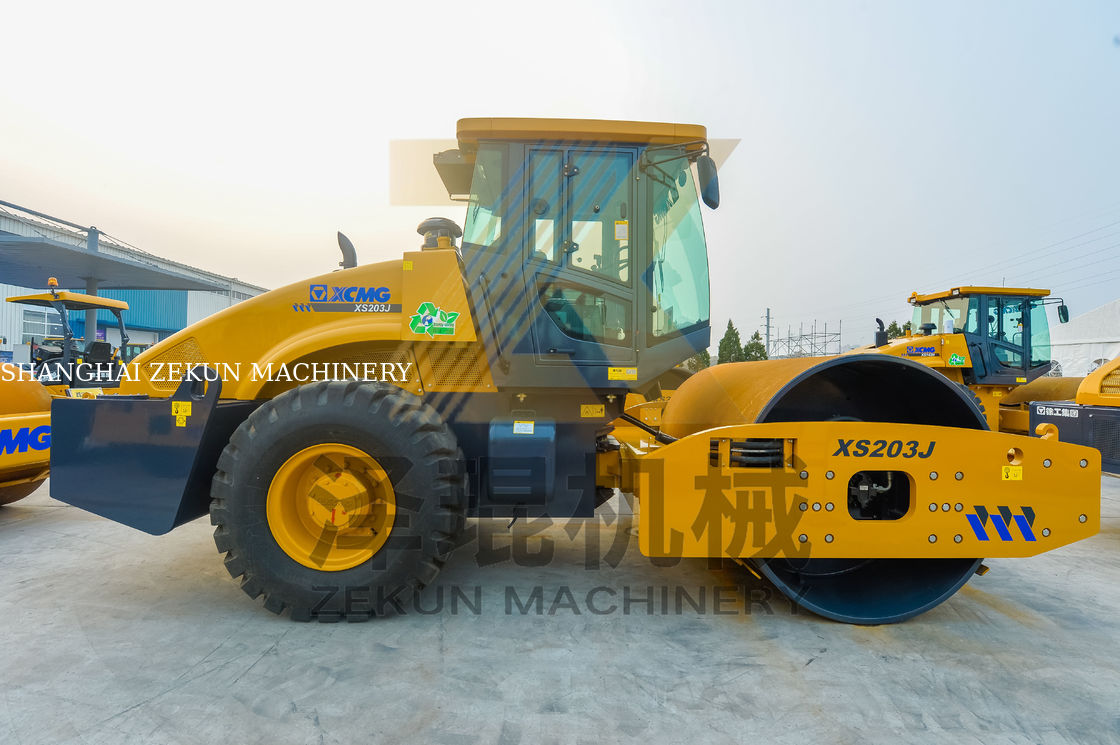 20 ton XCMG XS203J Single Drum Vibratory Roller China Stage II