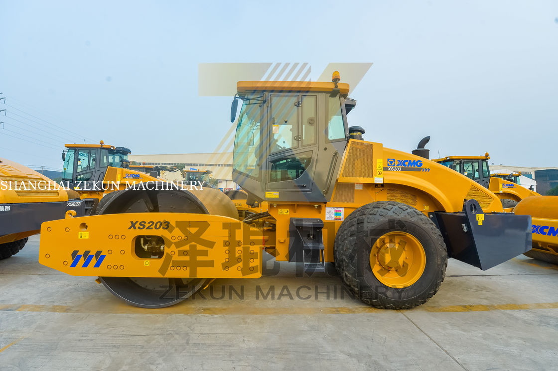 20 ton XCMG XS203J Single Drum Vibratory Roller China Stage II