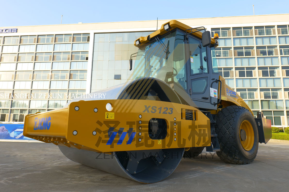 12 ton XCMG XS123 zware trillingsrol China Stage III wegbouwapparatuur