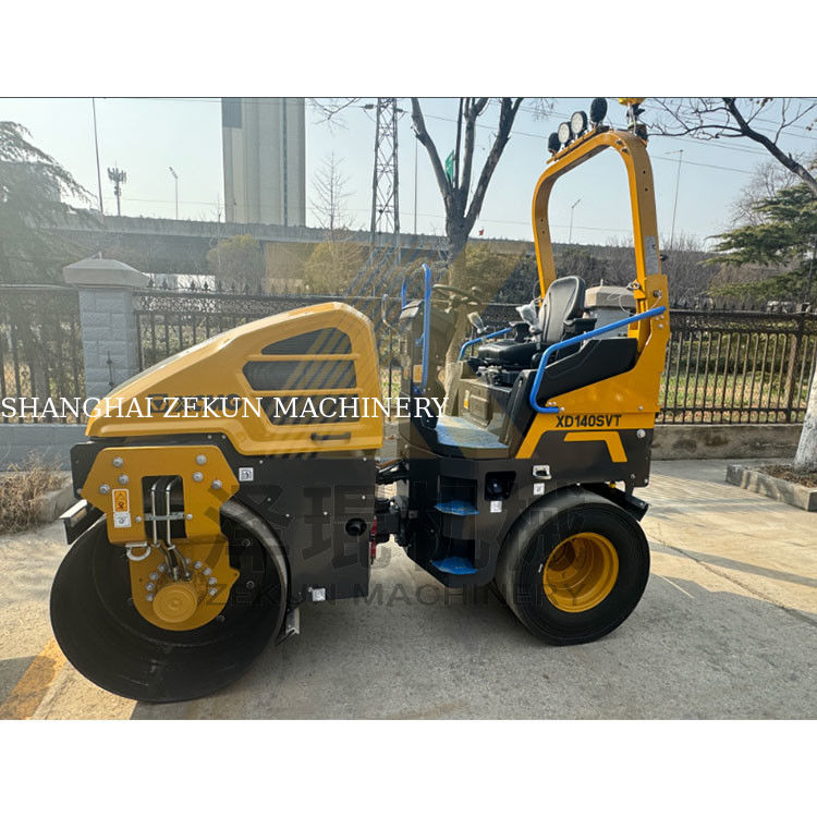 4 ton Mini Vibratory Road Roller XCMG XD140SVT EU Stage III