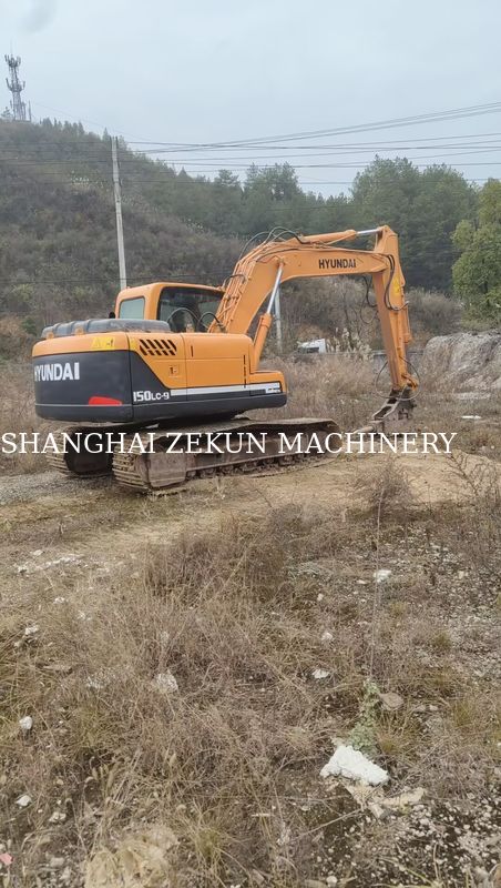 2015 Hyundai R150-9 graafmachine met hamer en 5.300 werkuren Productiviteit verhogen