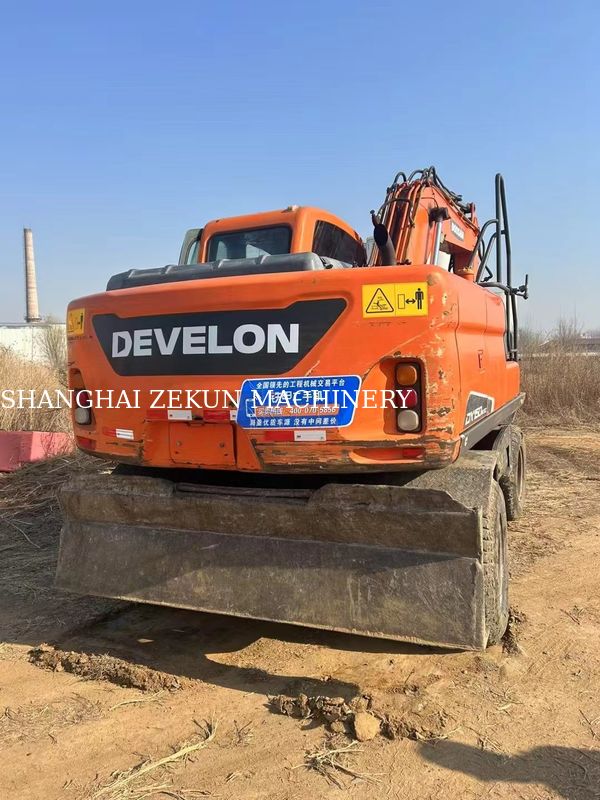 Doosan DX150W-9C graafmachine 15 ton wiel type te koop