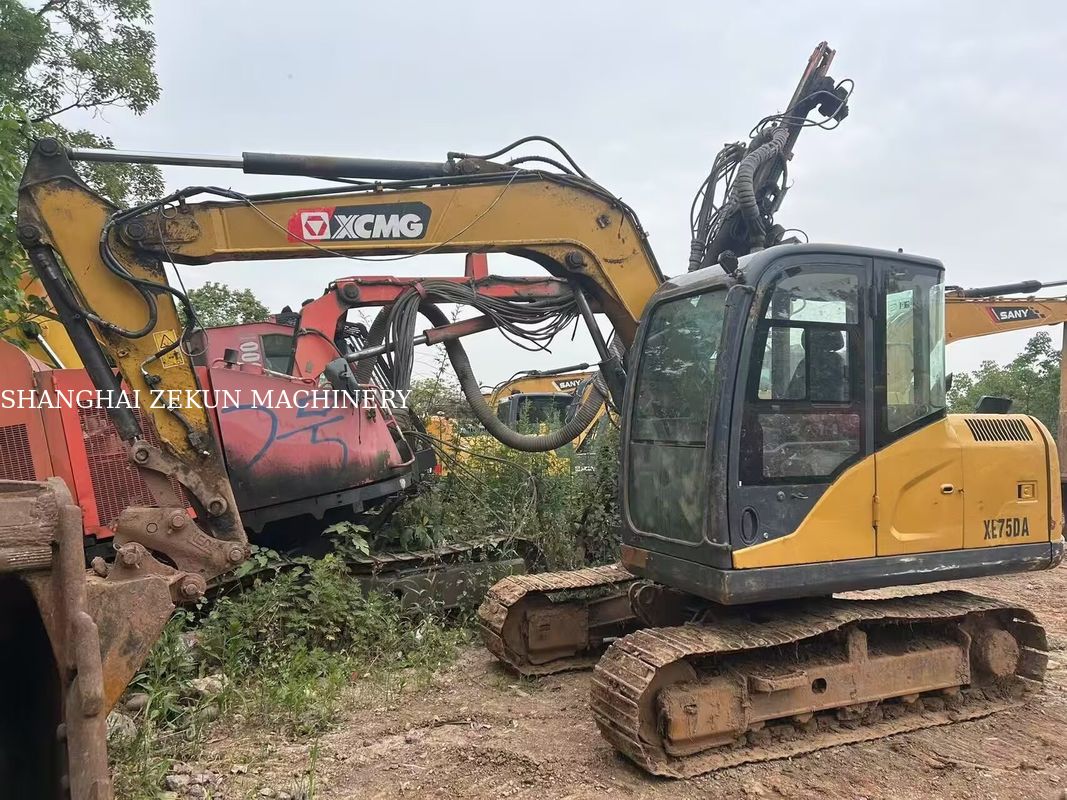 2021 XCMG XE75DA Hydraulische Crawler Graafmachine 7.5 Ton Klasse Met Breaker En Grijp Aanhangsels