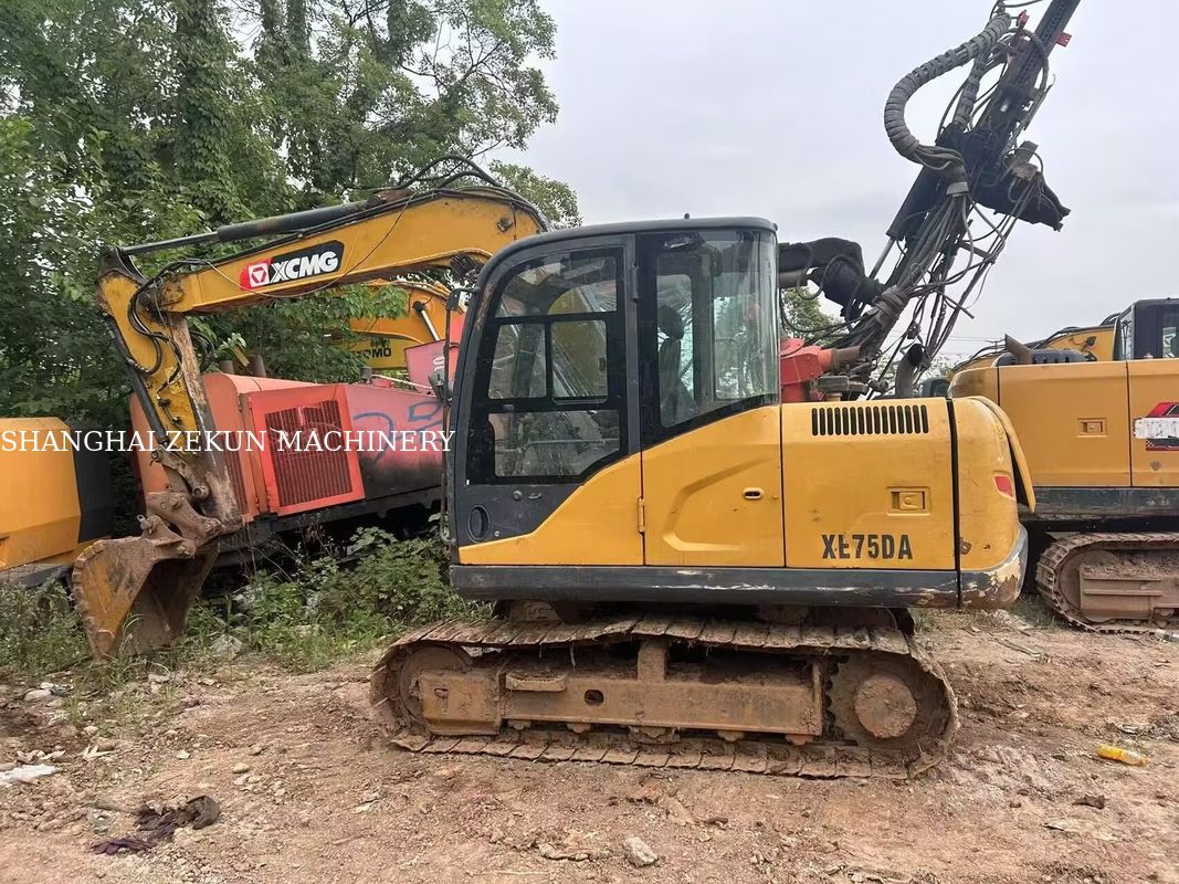 2021 XCMG XE75DA Hydraulische Crawler Graafmachine 7.5 Ton Klasse Met Breaker En Grijp Aanhangsels