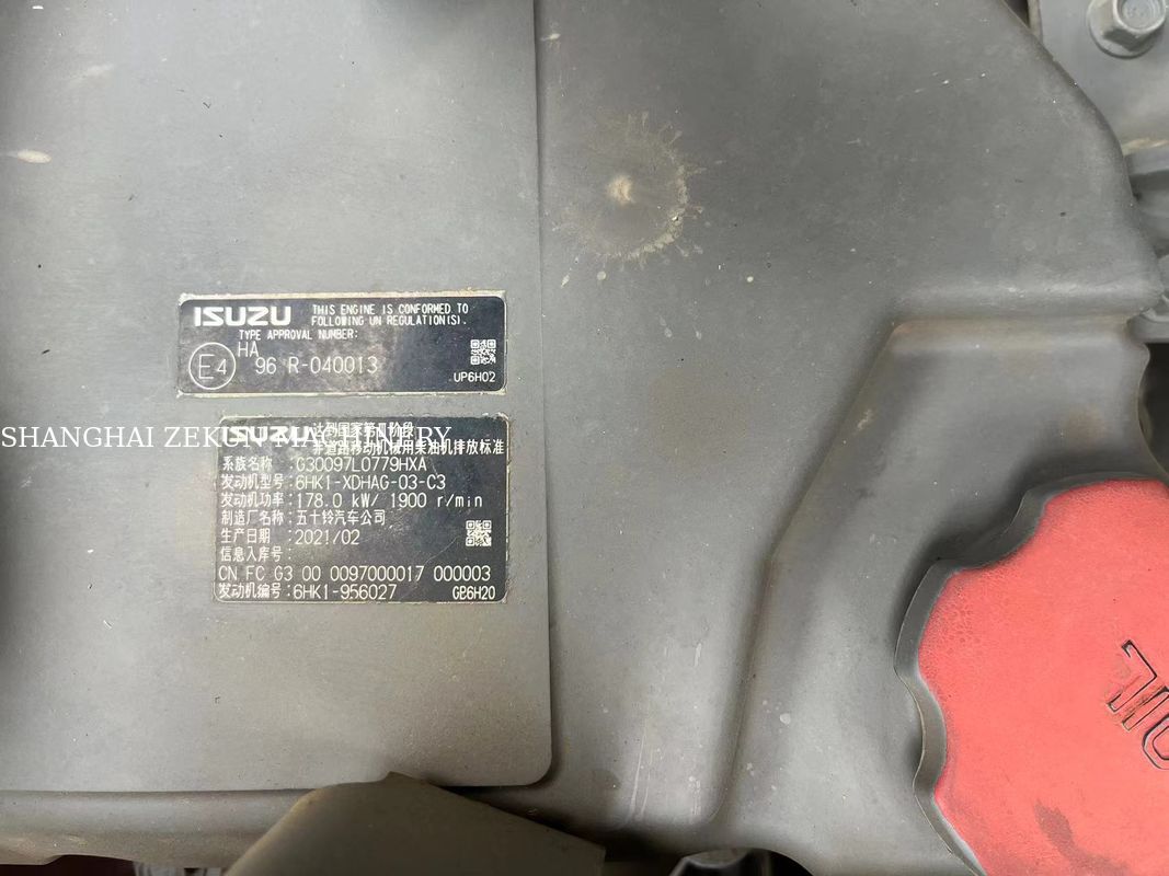 2022 Hitachi ZX330-5A Graafmachine met 2968 uur Hydraulische druk 34,3 MPa Gieklengte 6,5 M