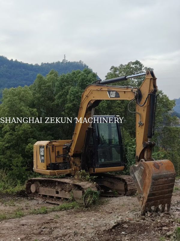 2019 CAT 307E2 Graafmachine met maximale reikwijdte op maaiveld van 400 mm en brandstoftankinhoud van 135 L