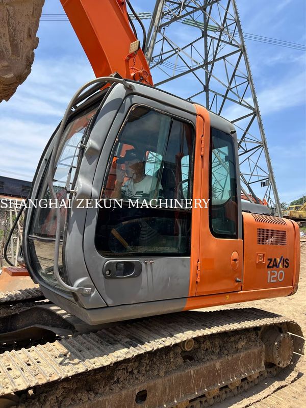 Hitachi ZX120-6 Graafmachine 14165 uur voor zakelijke behoeften Brandstoftankinhoud 240 L Hydraulische druk 34,3 MPa