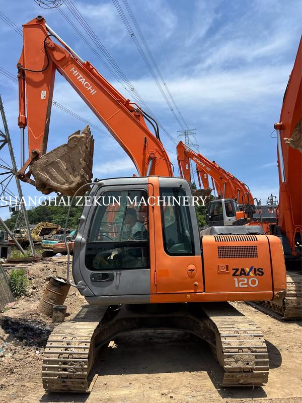 Hitachi ZX120-6 Graafmachine 14165 uur voor zakelijke behoeften Brandstoftankinhoud 240 L Hydraulische druk 34,3 MPa