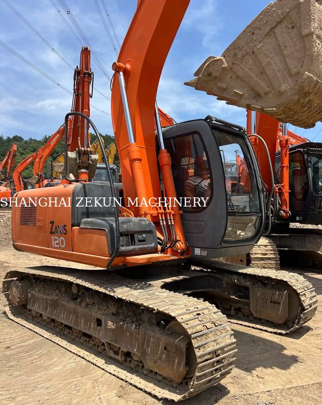 Hitachi ZX120-6 Graafmachine 14165 uur voor zakelijke behoeften Brandstoftankinhoud 240 L Hydraulische druk 34,3 MPa