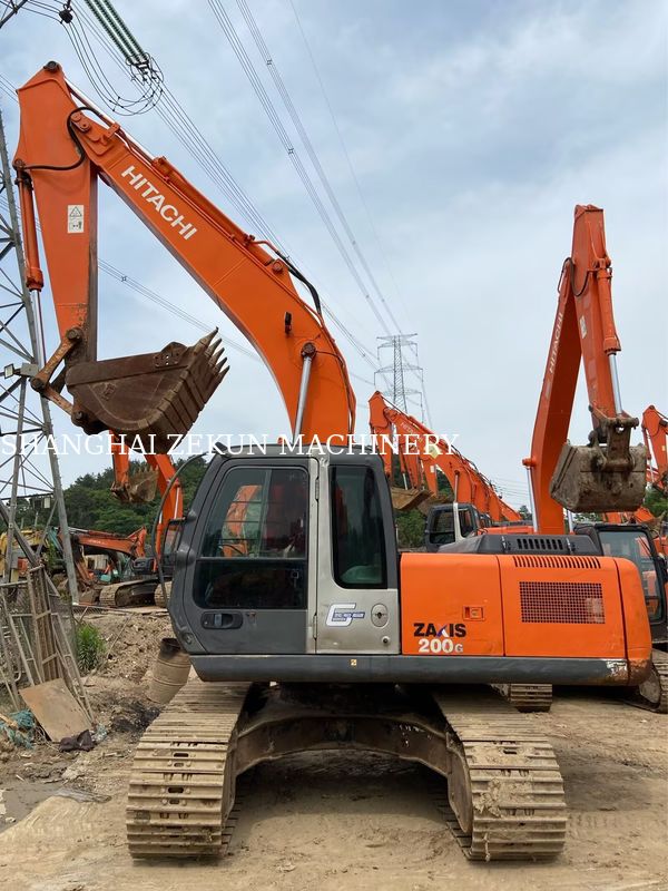 Gebruikte Hitachi ZX200-3G Graafmachine Met 11050 uur Armlengte 2,94 M Gieklengte 5,7 M