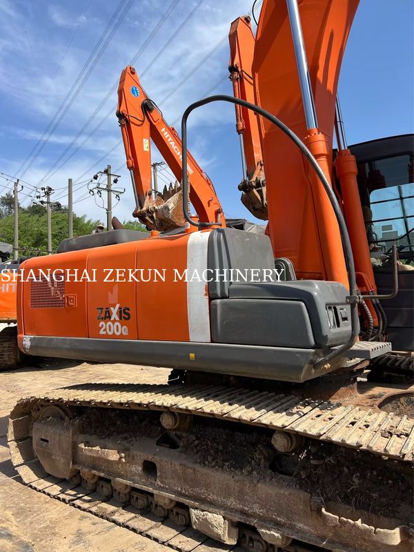 Hitachi ZX200-3G Graafmachine 12081 uur Reis snelheid 3,5 / 5,5 Km/h Cab Features Multifunction display