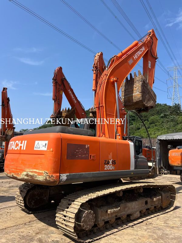 Hitachi ZX200-3G Graafmachine 12081 uur Reis snelheid 3,5 / 5,5 Km/h Cab Features Multifunction display