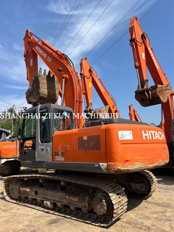Hitachi ZX200-3G Graafmachine 12081 uur Reis snelheid 3,5 / 5,5 Km/h Cab Features Multifunction display