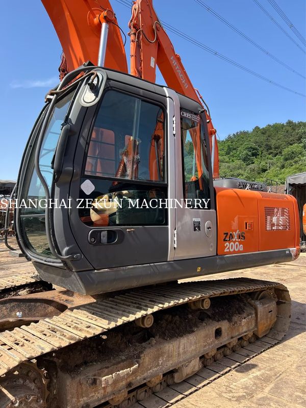 Hitachi ZX200-3G Graafmachine 12081 uur Reis snelheid 3,5 / 5,5 Km/h Cab Features Multifunction display