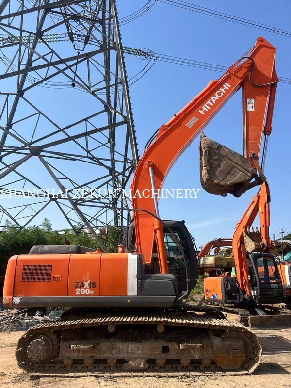 Hitachi ZX200-3G Graafmachine 12081 uur Reis snelheid 3,5 / 5,5 Km/h Cab Features Multifunction display